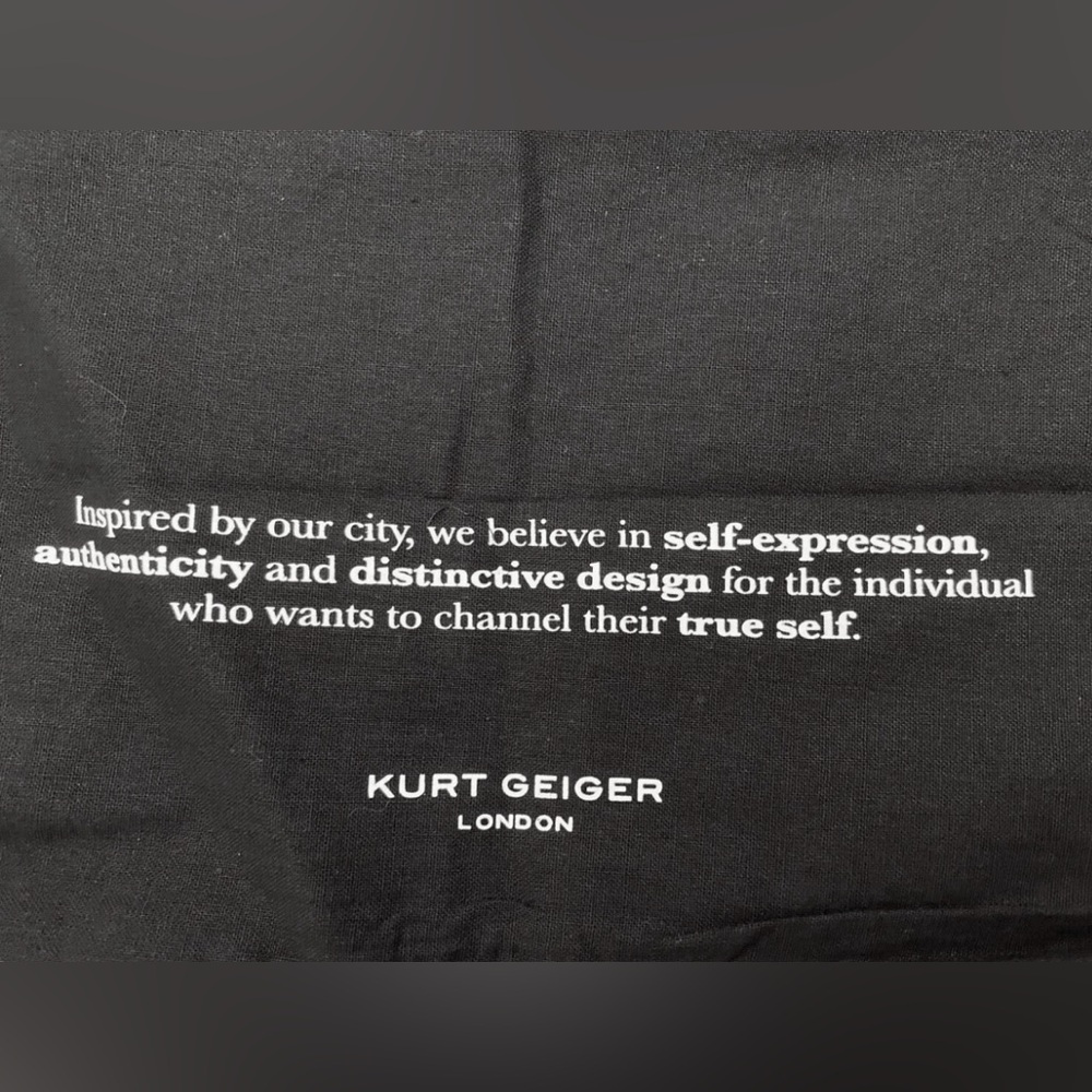 Kurt Geiger Drawstring Dustbag! - Picture 4 of 4